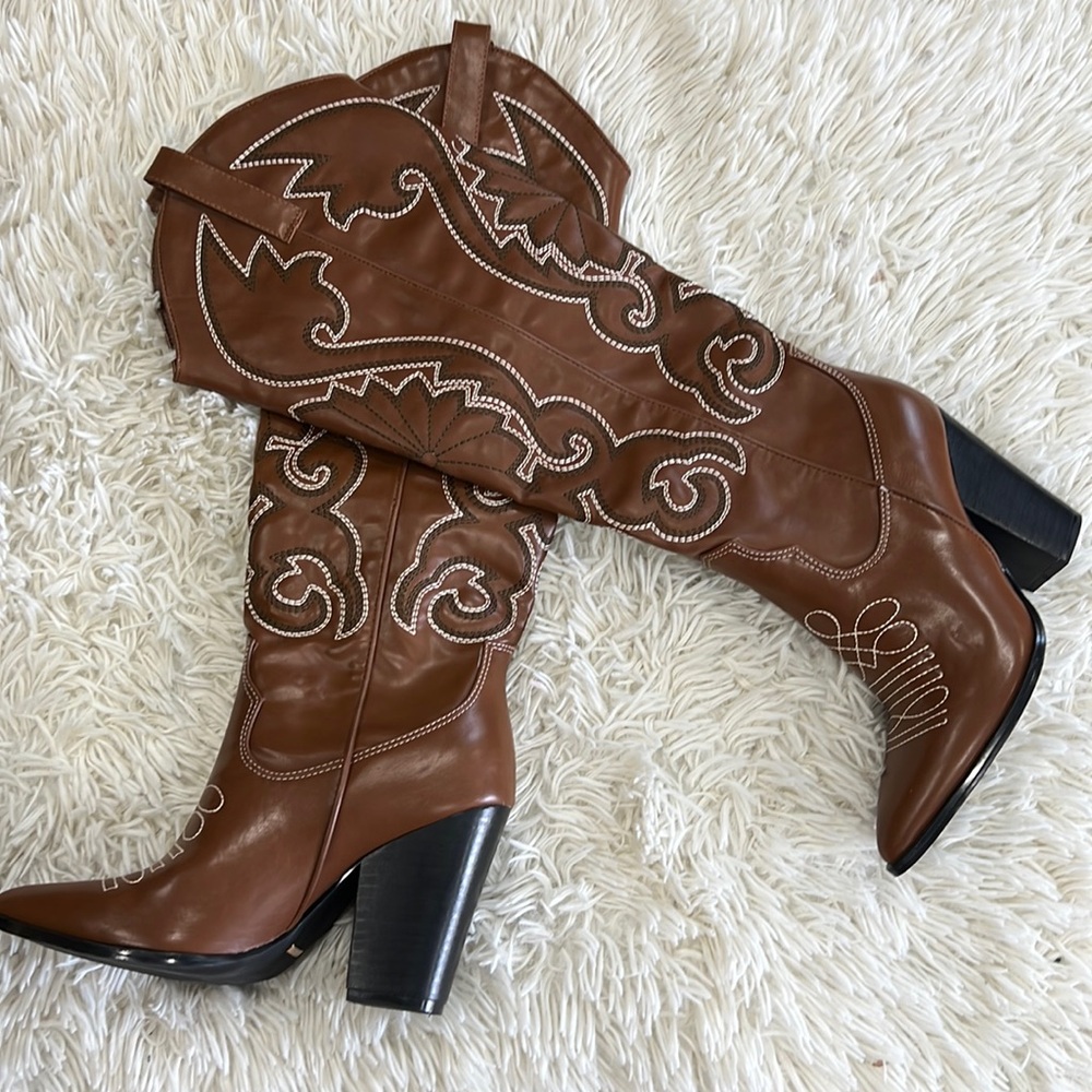 Billini Brown Heeled Boots